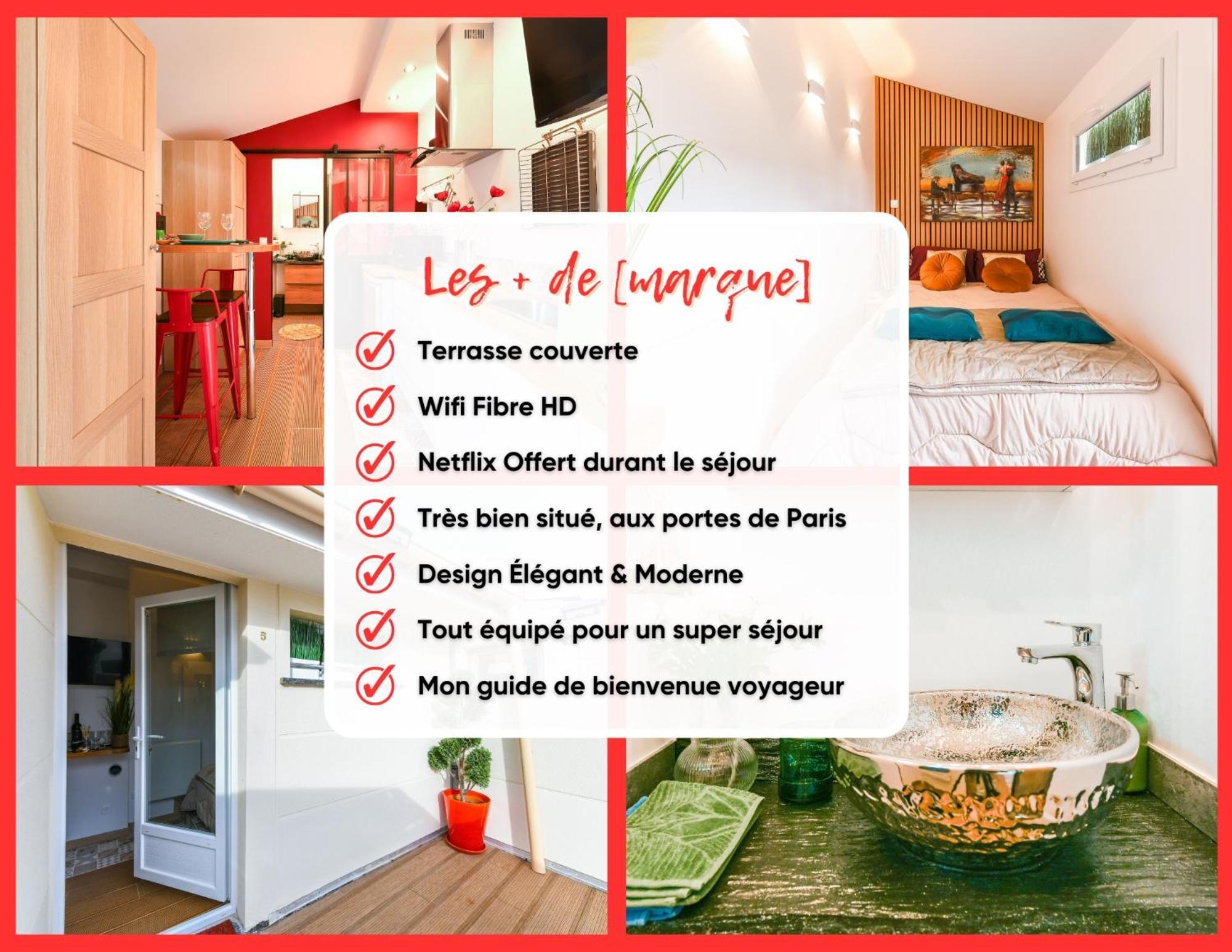 Paris-Zenith-Bienvenue-Terrasse-Netflix Apartment Пантен Екстериор снимка